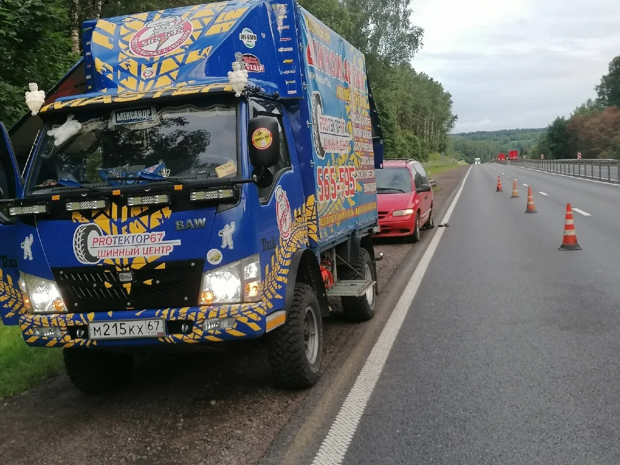 Помощь Dodge на трассе Москва — Минск Мобильная мастерская Протектор и Dodge на трассе Москва — Минск